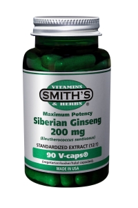 Smith's Vitamins - SIBERIAN GINSENG