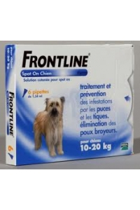 Biocanina - FRONTLINE - Spot-on Chien - pour chien de 10 / 20 kg - 6 pipettes