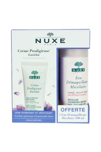 Nuxe - CRME PRODIGIEUSE - Peaux normales  mixtes  + Eau dmaquillant offerte.
