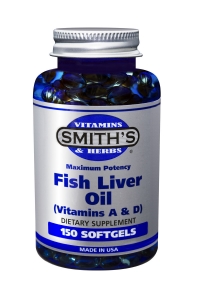 Smith's Vitamins - FISH LIVER OIL - VITAMINE A et D