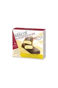 Milical - BARRES MINCEUR HYPERPROTEINE - CHOCOLAT BANANE162 gr