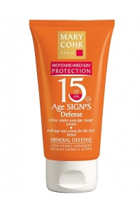 Mary Cohr - AGE SIGNES DEFENSE - PROTECTION MOYENNE 15 SPF - Teinte