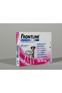 Biocanina - FRONTLINE - Spot-on Chien - pour chien de 20 / 40 kg - 4 pipettes