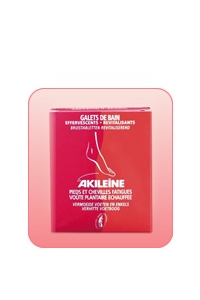 Akileïne - GALETS DE BAIN EFFERVESCENTS REVITALISANTS300g