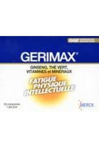 Merck - GERIMAX FATIGUE PHYSIQUE INTELLECTUELLE ADULTES90 Comprims