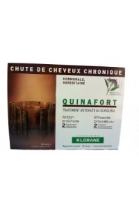 Klorane - QUINAFORT CHUTE DE CHEVEUX CHRONIQUE12 Amp de 5ml