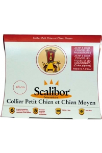 Scalibor - SCALIBOR COLLIER PETIT CHIEN ET CHIEN MOYEN - 48 cm